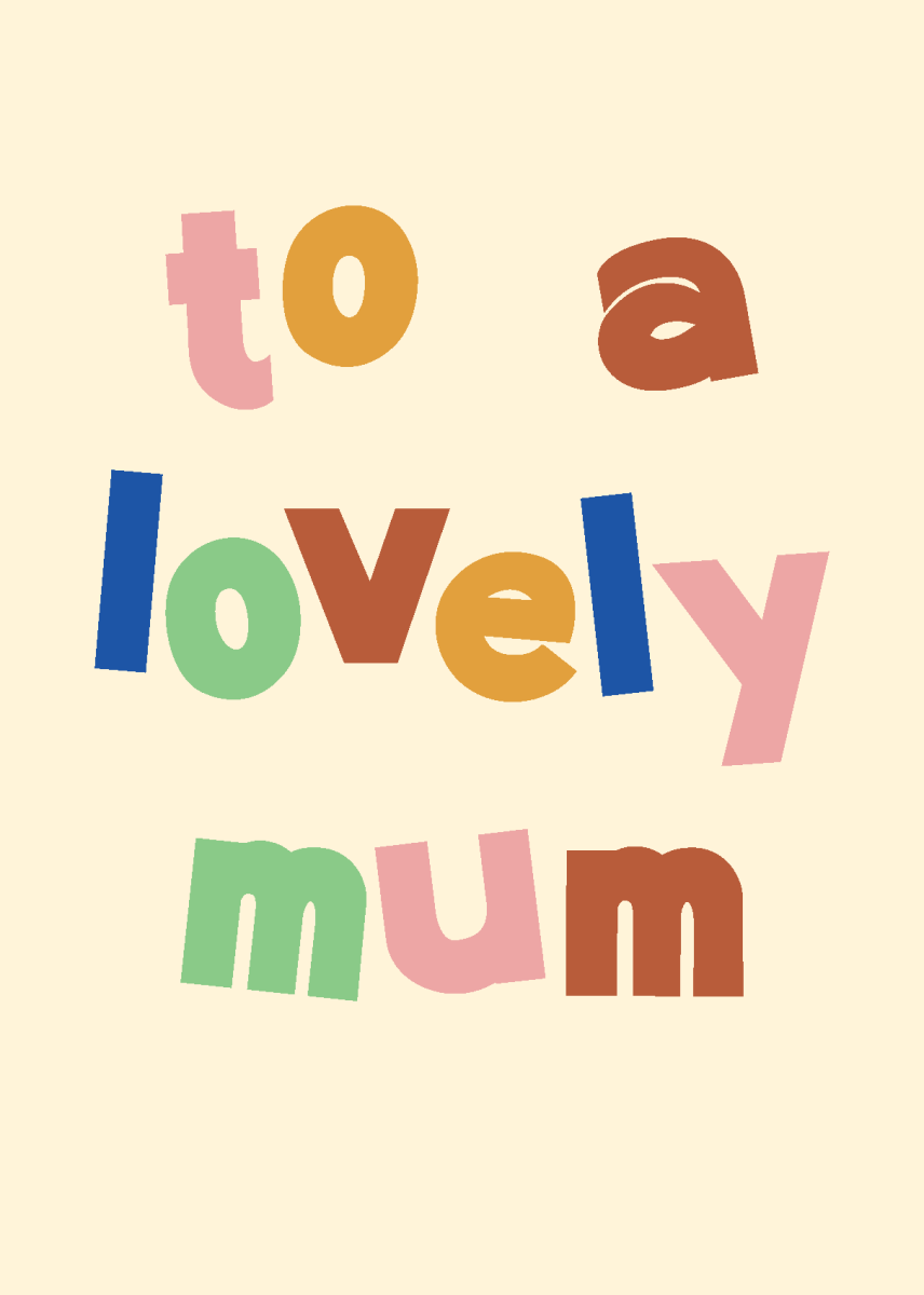 To A Lovely Mum - Sherbet Lemon