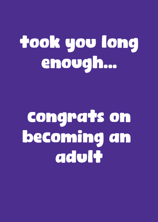 Took You Long Enough - Sherbet Lemon