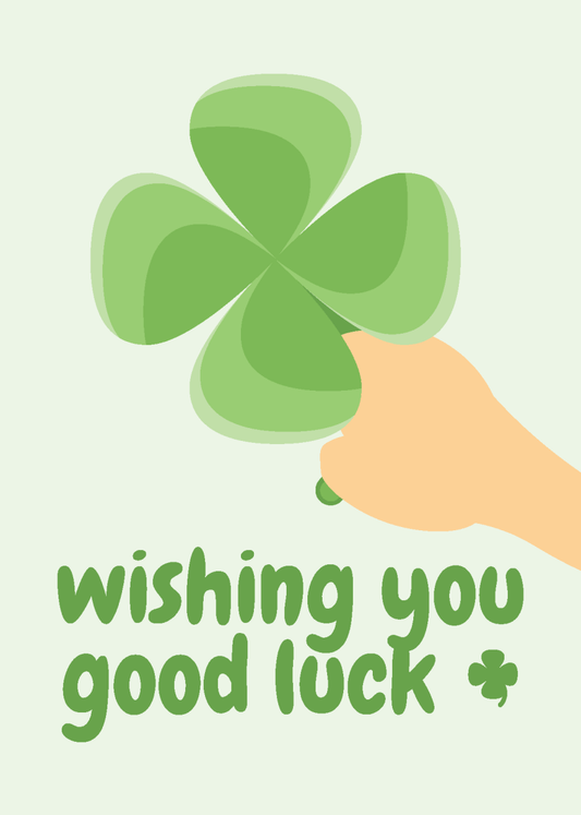 Wishing You Good Luck - Sherbet Lemon