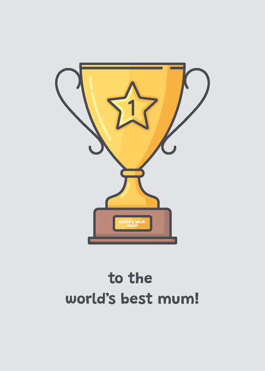 World's Best Mum - Sherbet Lemon