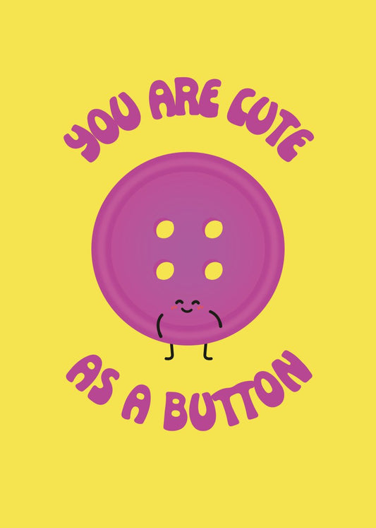 You Are Cute as a Button - Sherbet Lemon