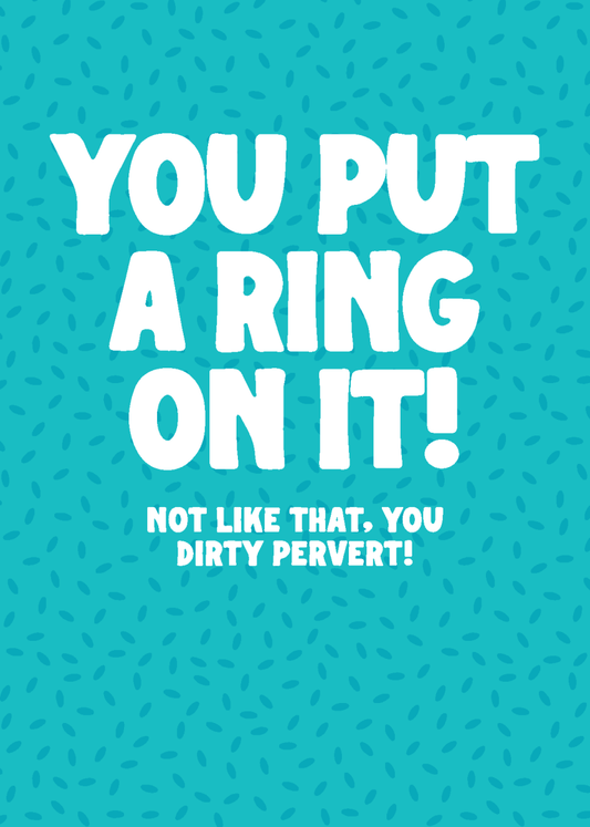 You Put a Ring On It! - Sherbet Lemon