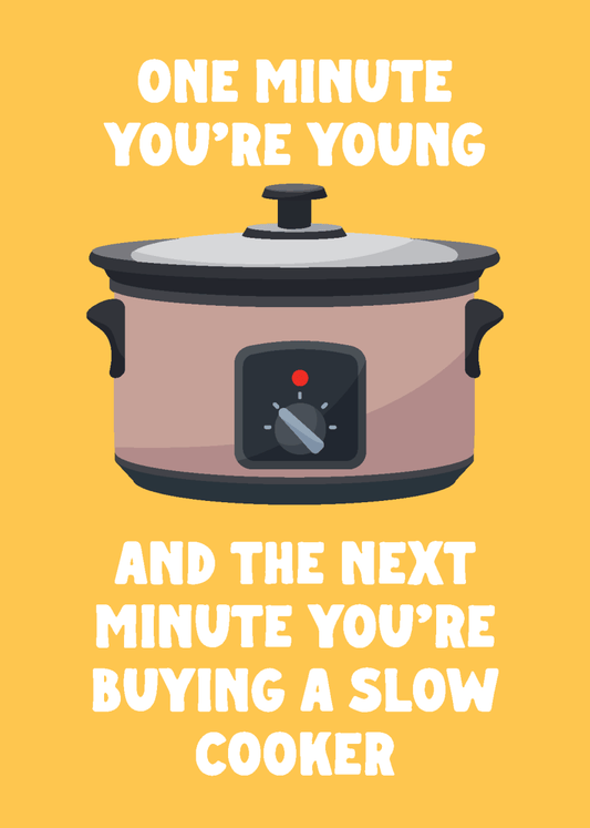 Young then Buying a Slow Cooker - Sherbet Lemon