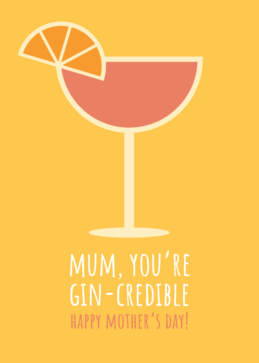 You're Gin-Credible, Mum - Sherbet Lemon